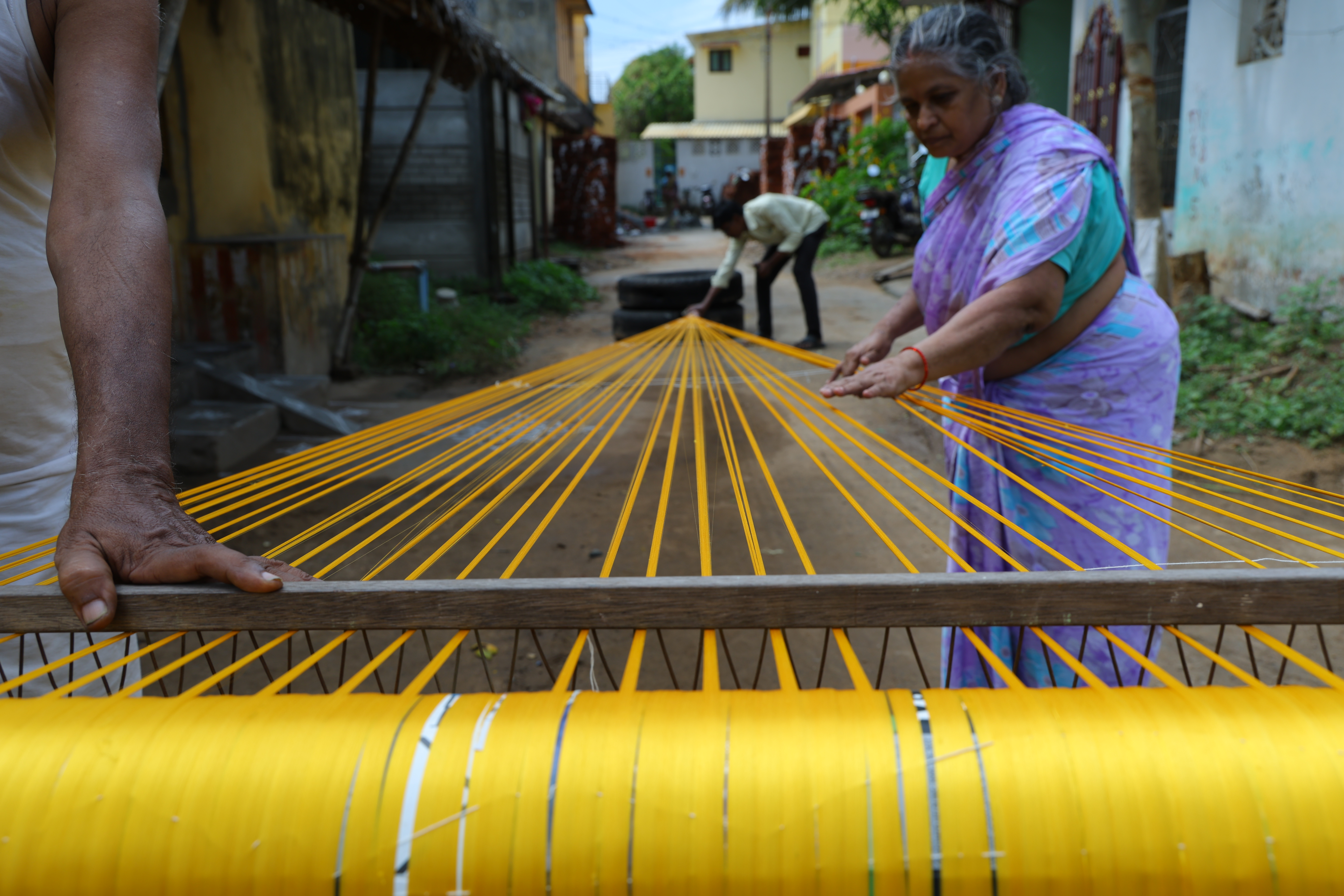 Modern silk weaving tradition
